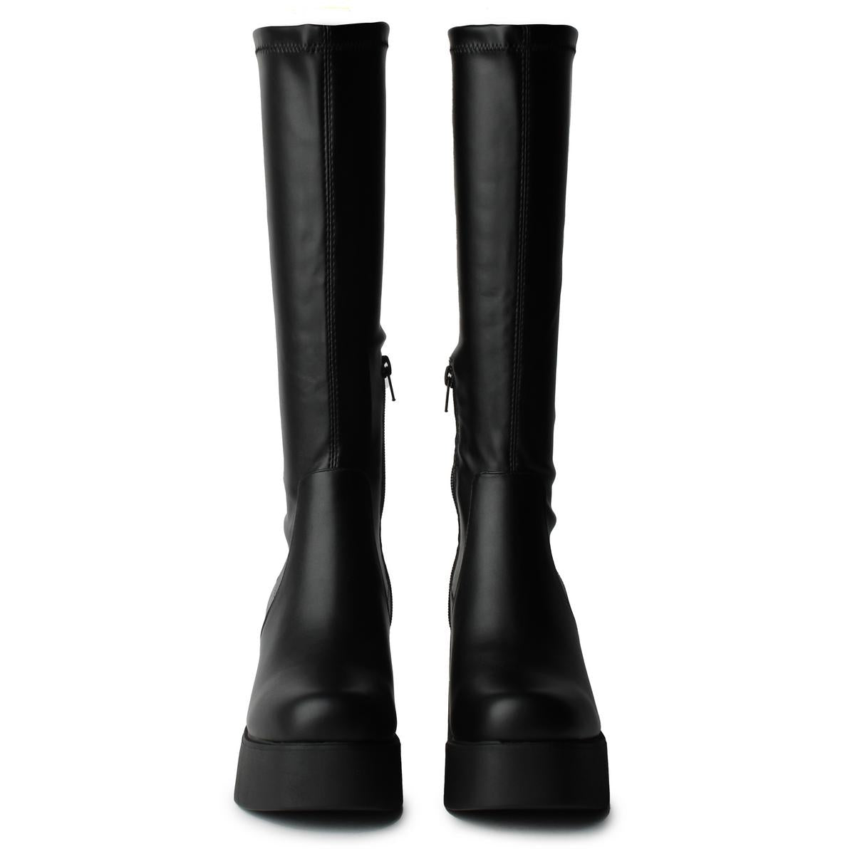 Jezzi-S Platform Heel High Boot