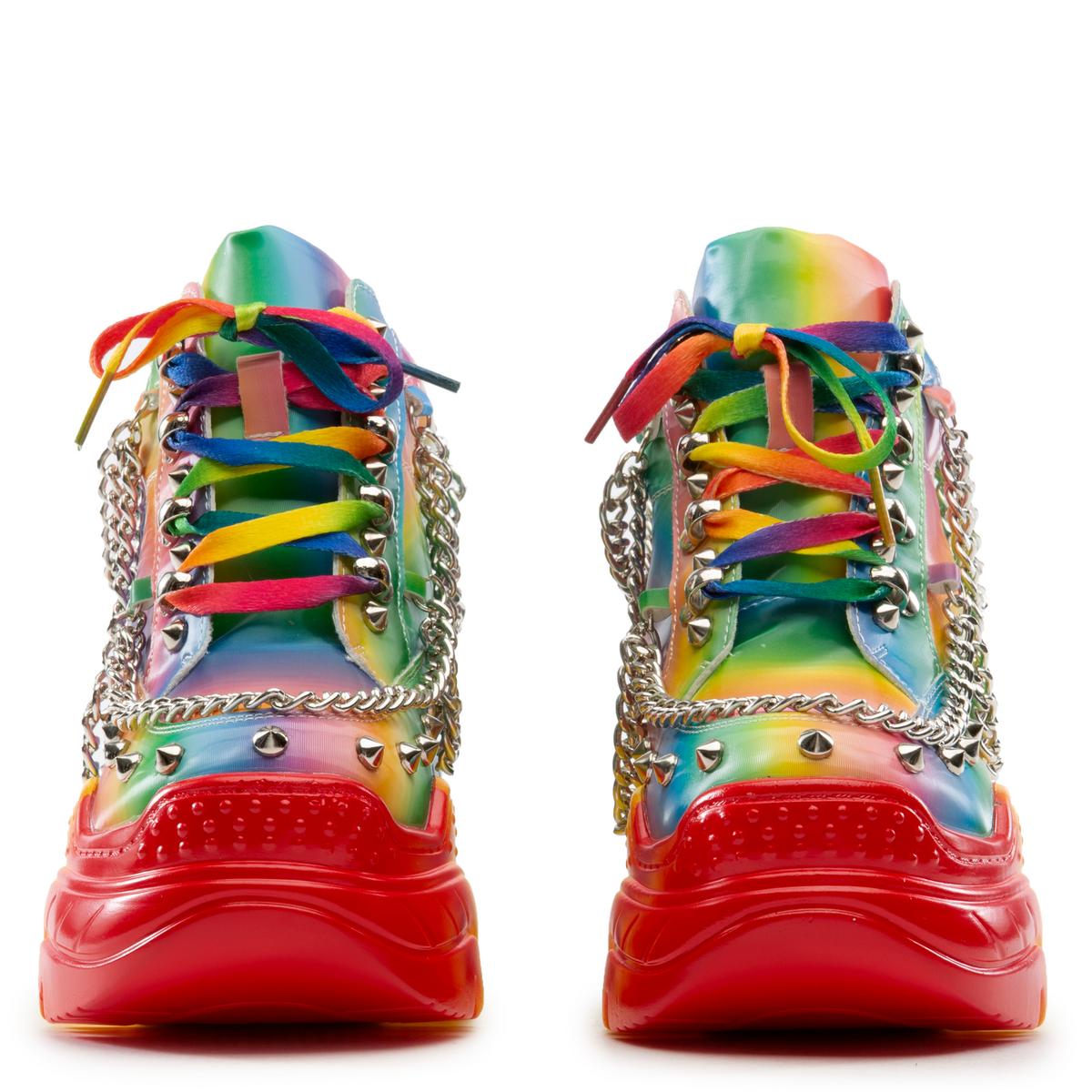 Space Candy Platform Sneakers with Studs
