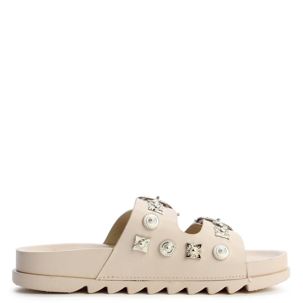 Aileen-20 Studded Buckle Slide