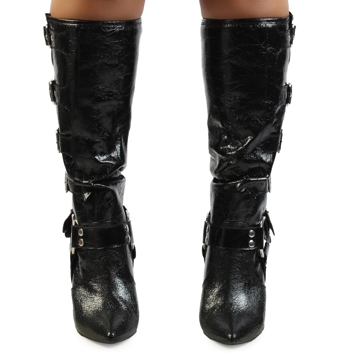Shaya Buckle Stiletto Boot