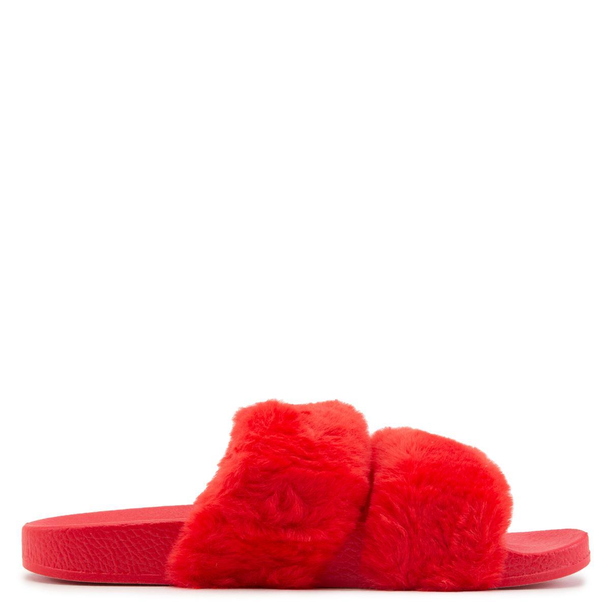 Liv-04 Two Band Fur Slides