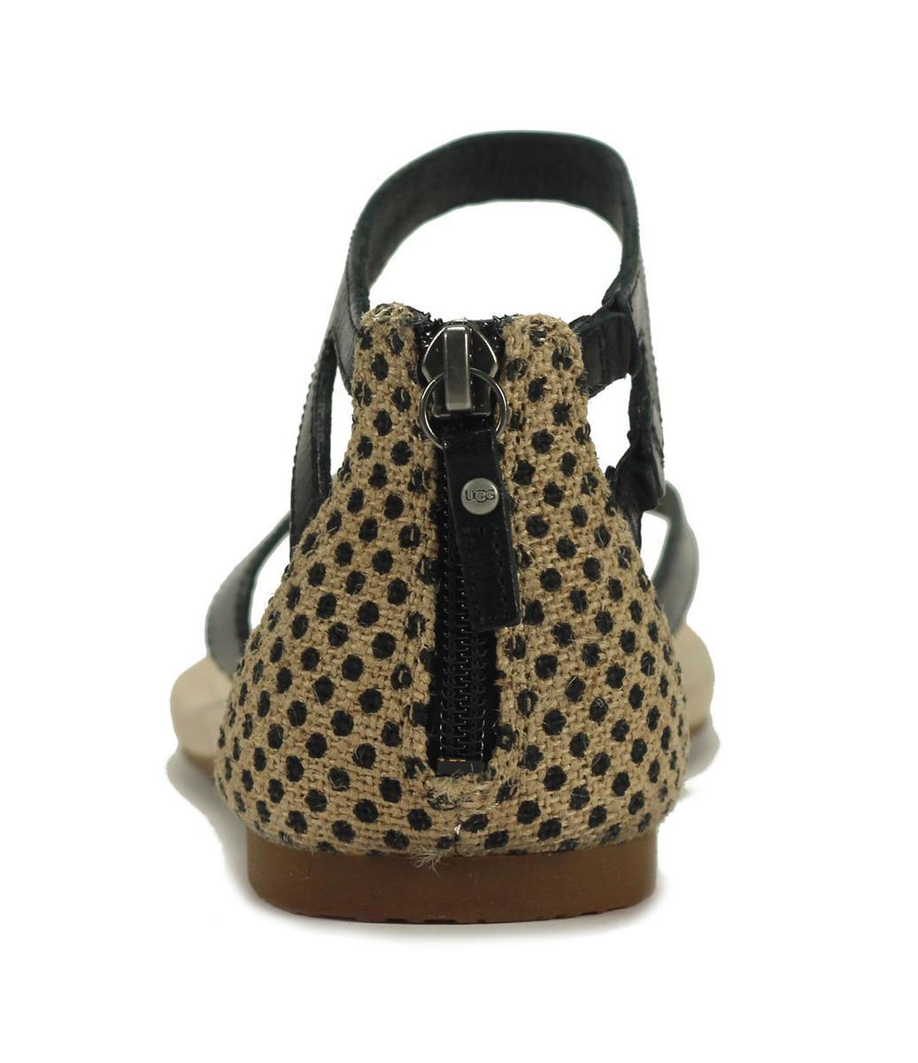 UGG Australia Tarra Black Sandal BLACK