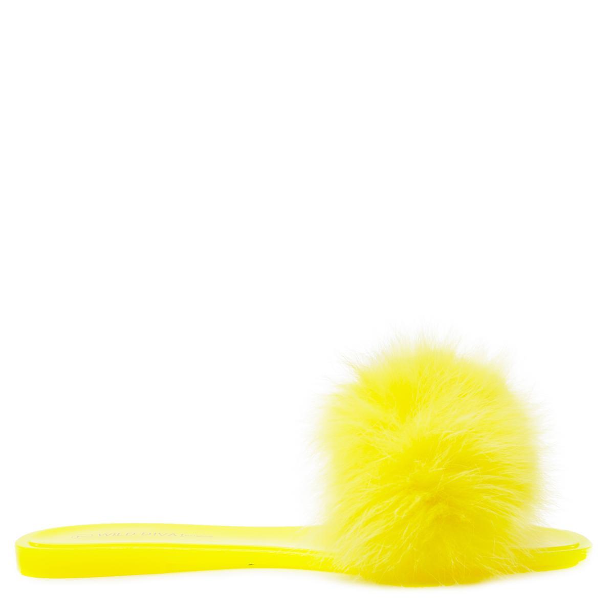 Jackie-03 Fur Sandals