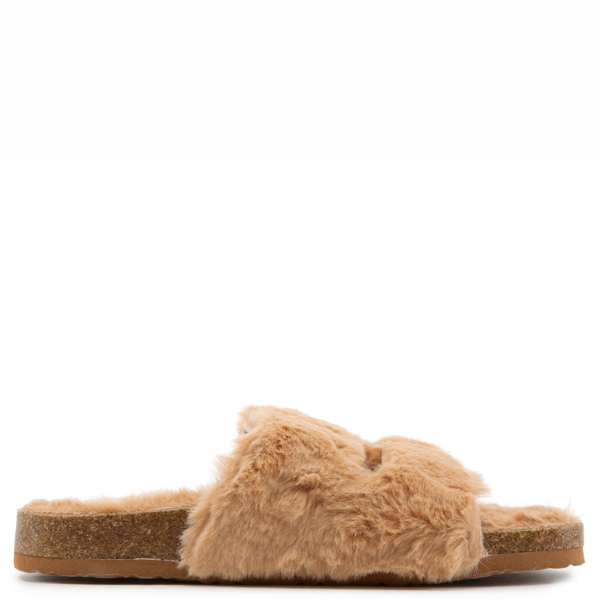 Defeat-63 Double Band Fur Slides