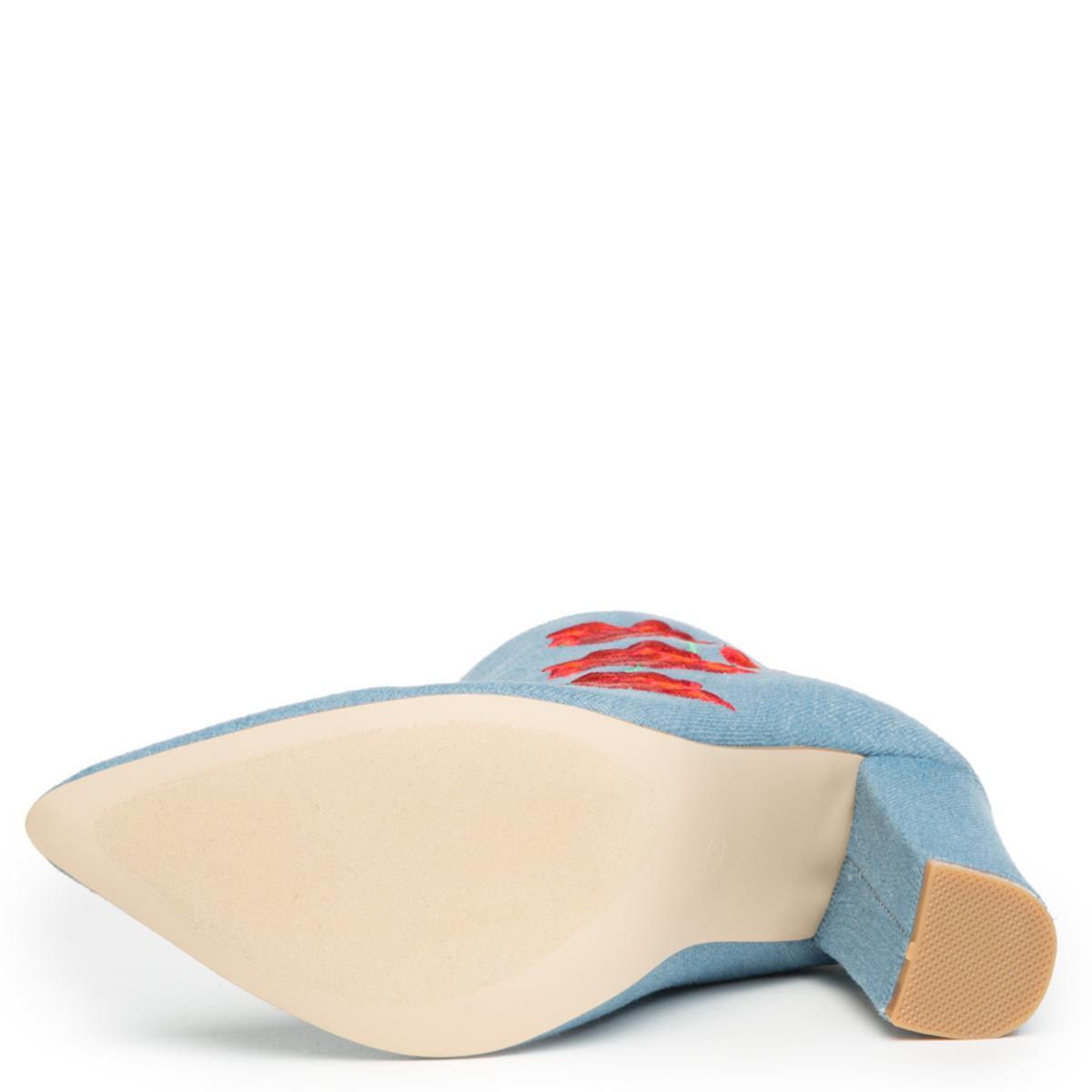 Cape Robbin Beautiful-9 Denim Booties Denim