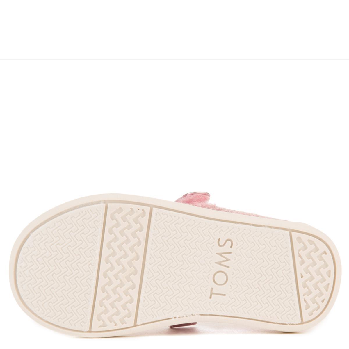 Tiny Toms: Pink Metallic Foil Mary Jane Flats