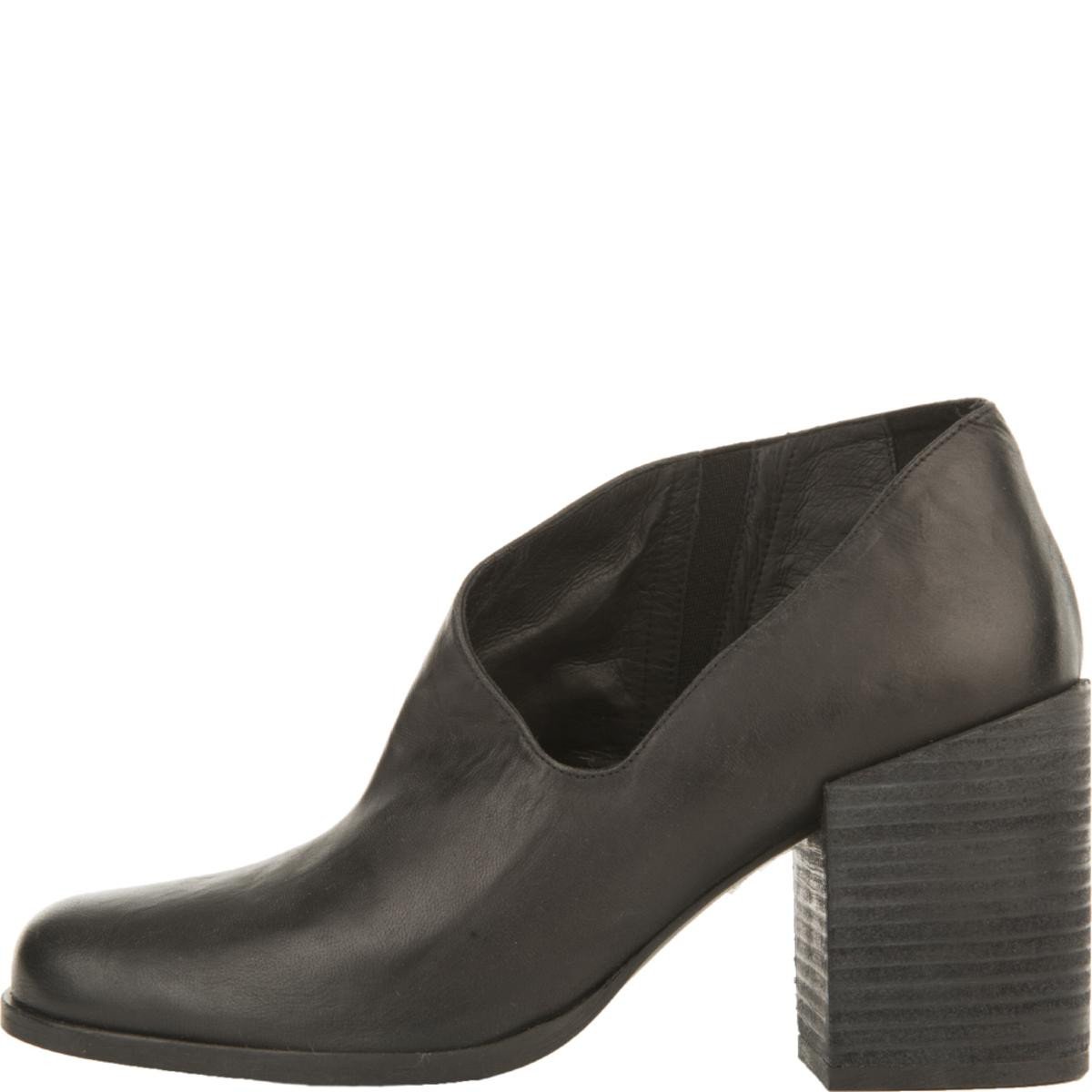 Free People Terrah Black Heeled Booties Black