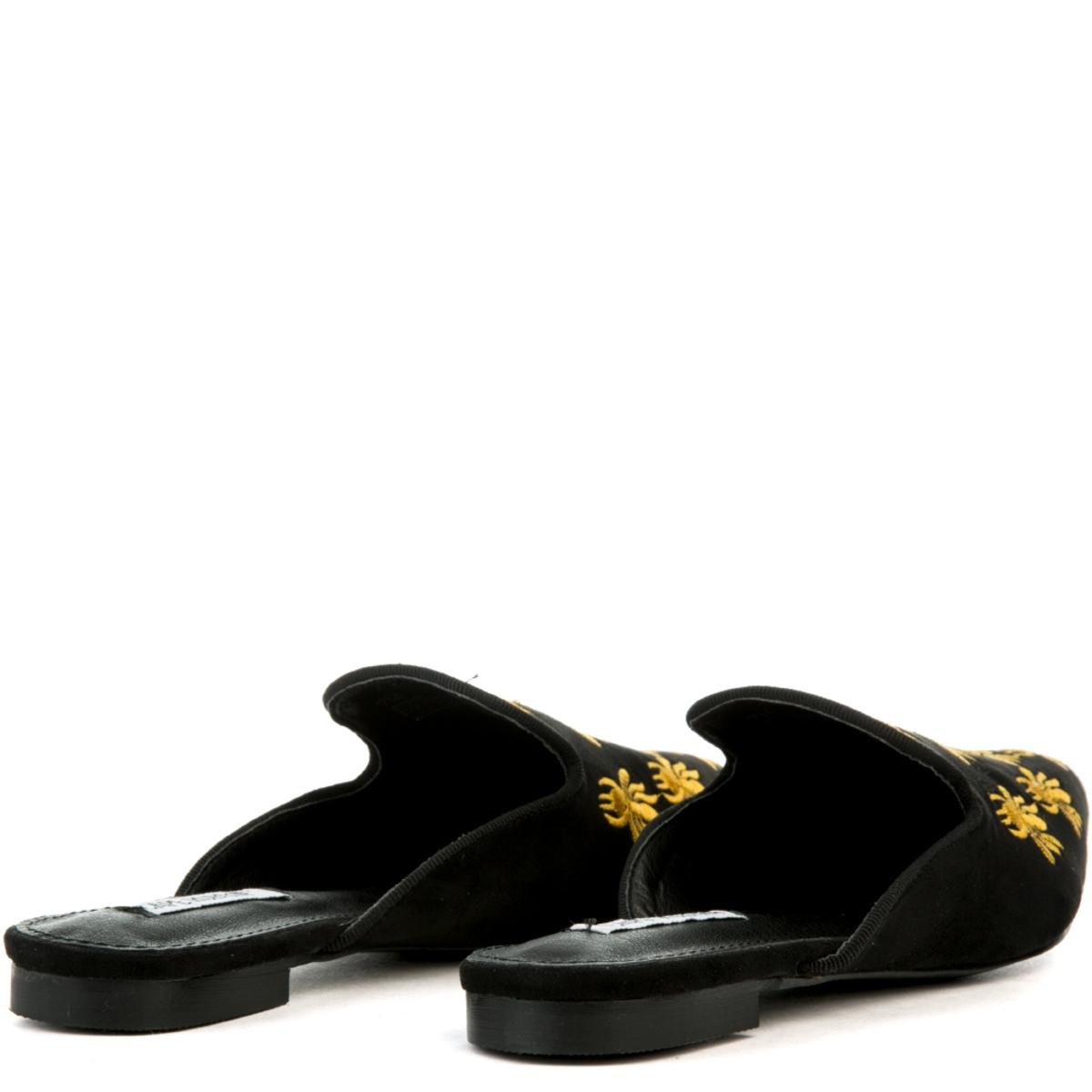 Cape Robbin Cell-18 Black Mules Black