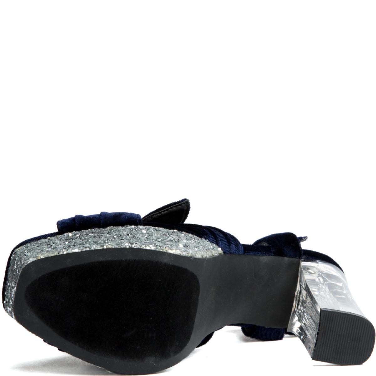 Cape Robbin Coralee-2 Navy High Heel Navy