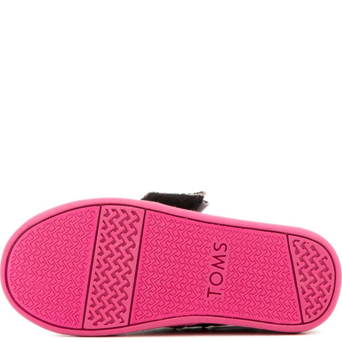 Tiny Toms: Bimini Pink Floral Flats