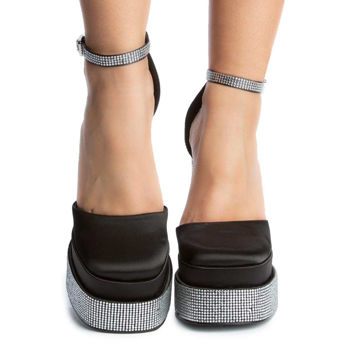 Margot Rhinestone Platform High Heel