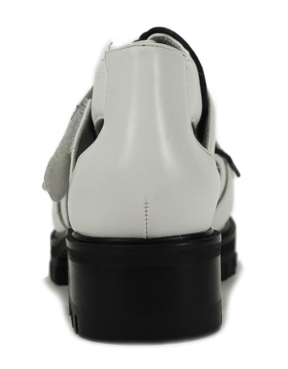 Senso: Daria White Nappa/Grained Kid Bootie