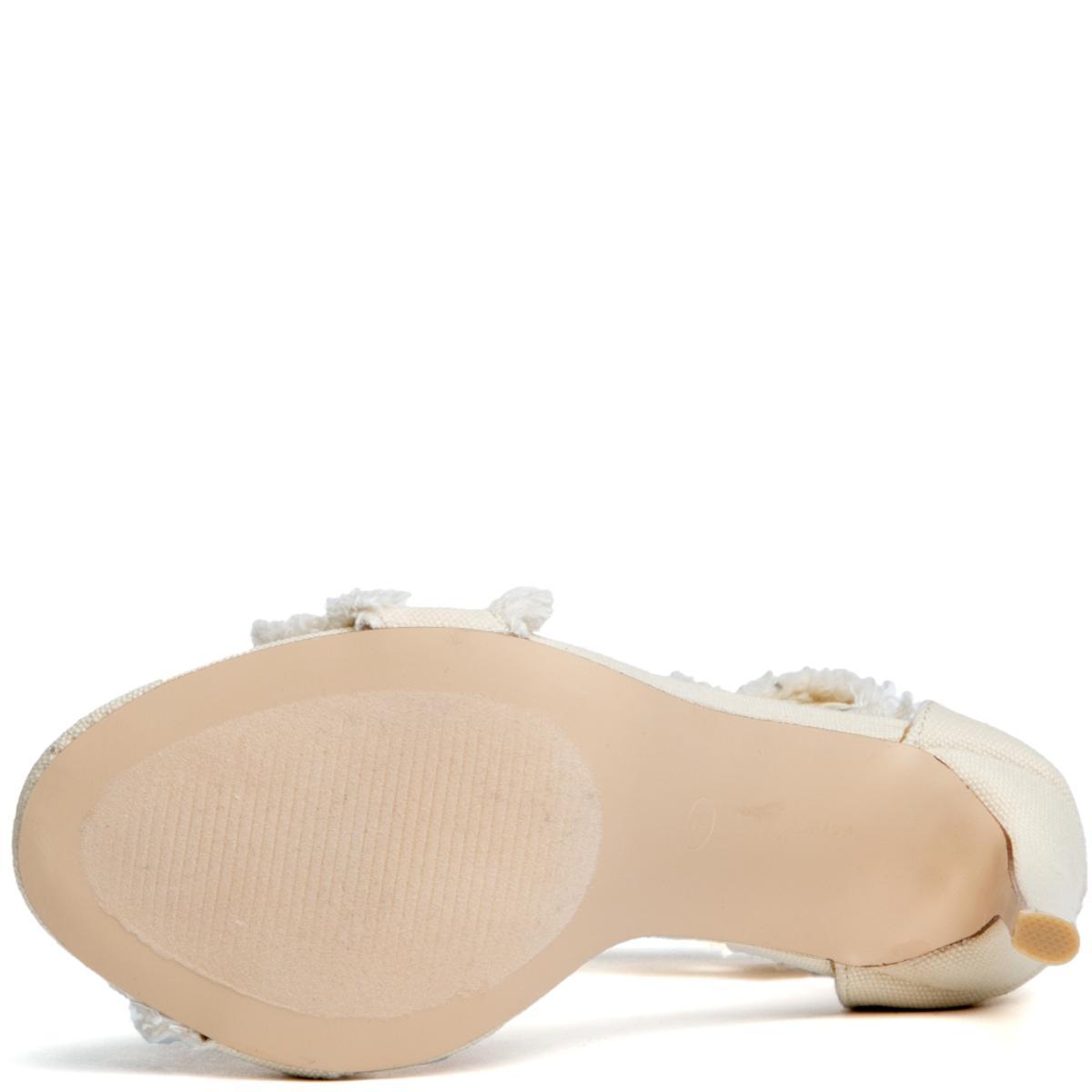 Cape Robbin Alza-41 Canvas High Heels Canvas