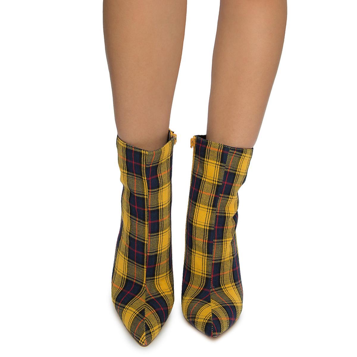 Elaska-5 High heel Ankle boots YELLOW PLARD