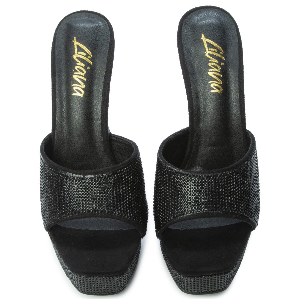 Aja-3 Rhinestone Platform Heel