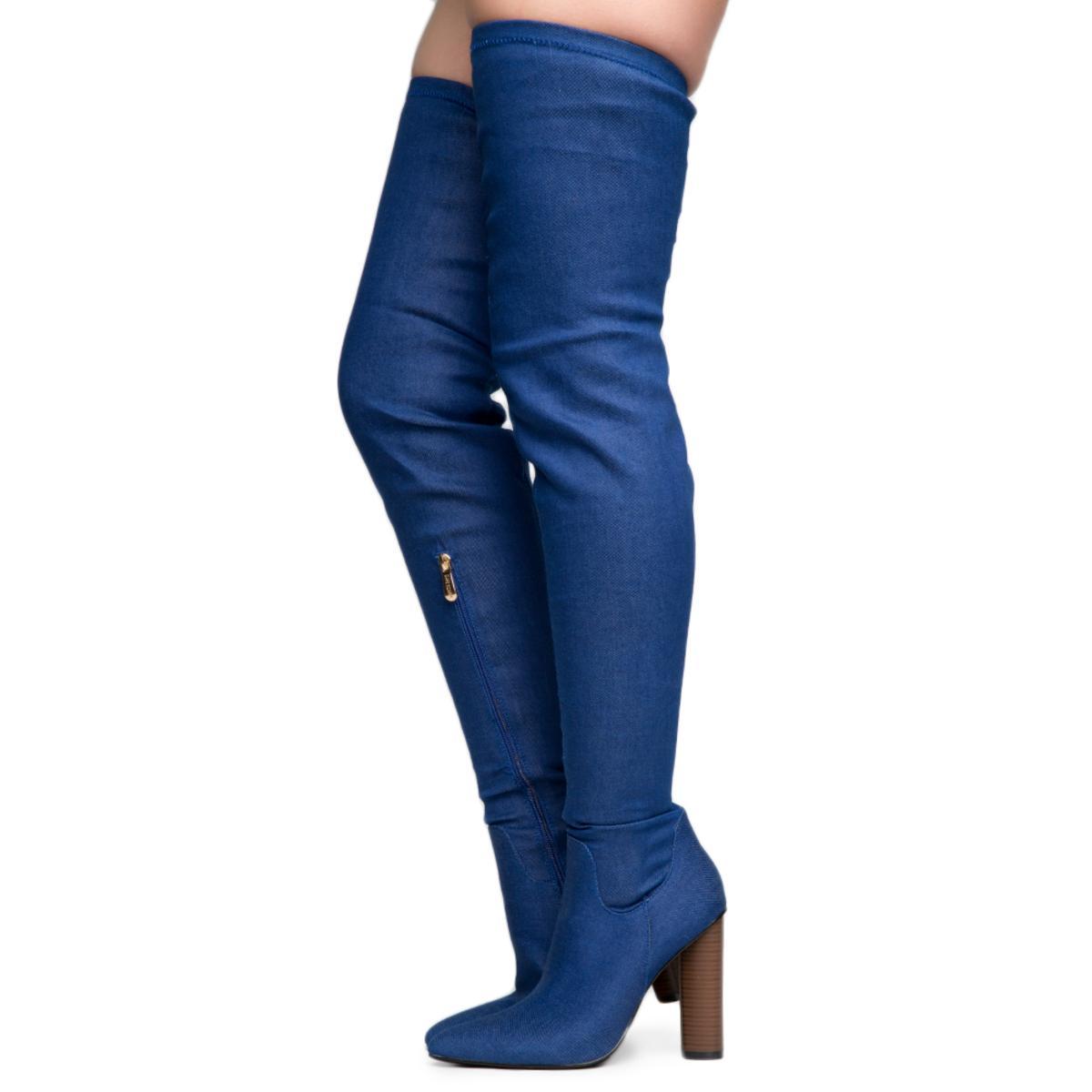 Cape Robbin Connie-10 Denim Heeled Thigh High Boots Denim TiltedSole.com Cape Robbin Connie-10 Denim Heeled Thigh High Boots Denim TiltedSole.com