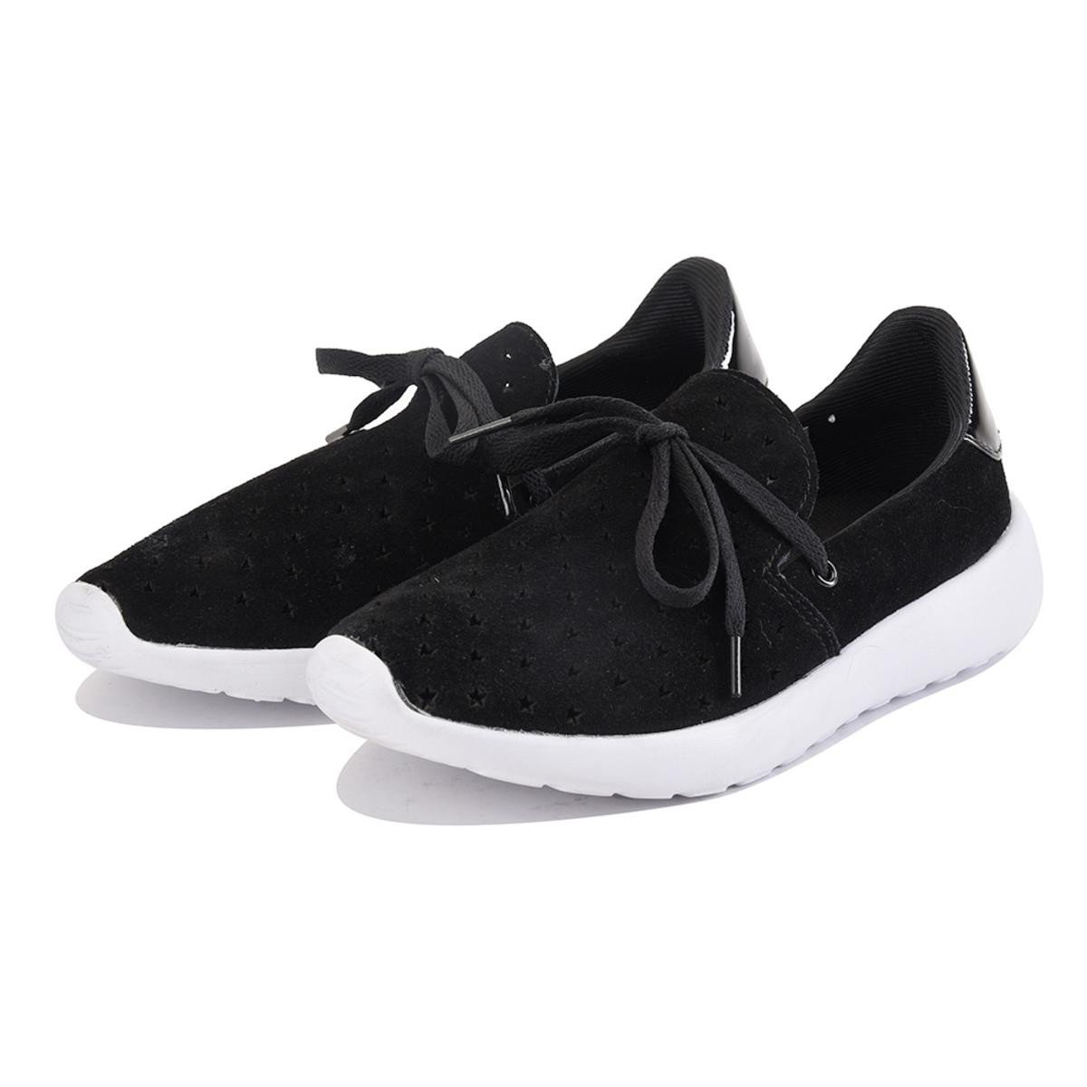 Y.R.U. for Women: Beem Stars Black Sneaker