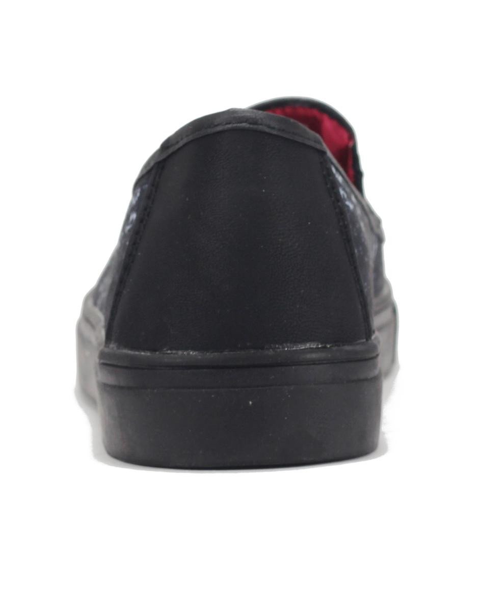 Women's Chill Preach Black Slip on Sneaker