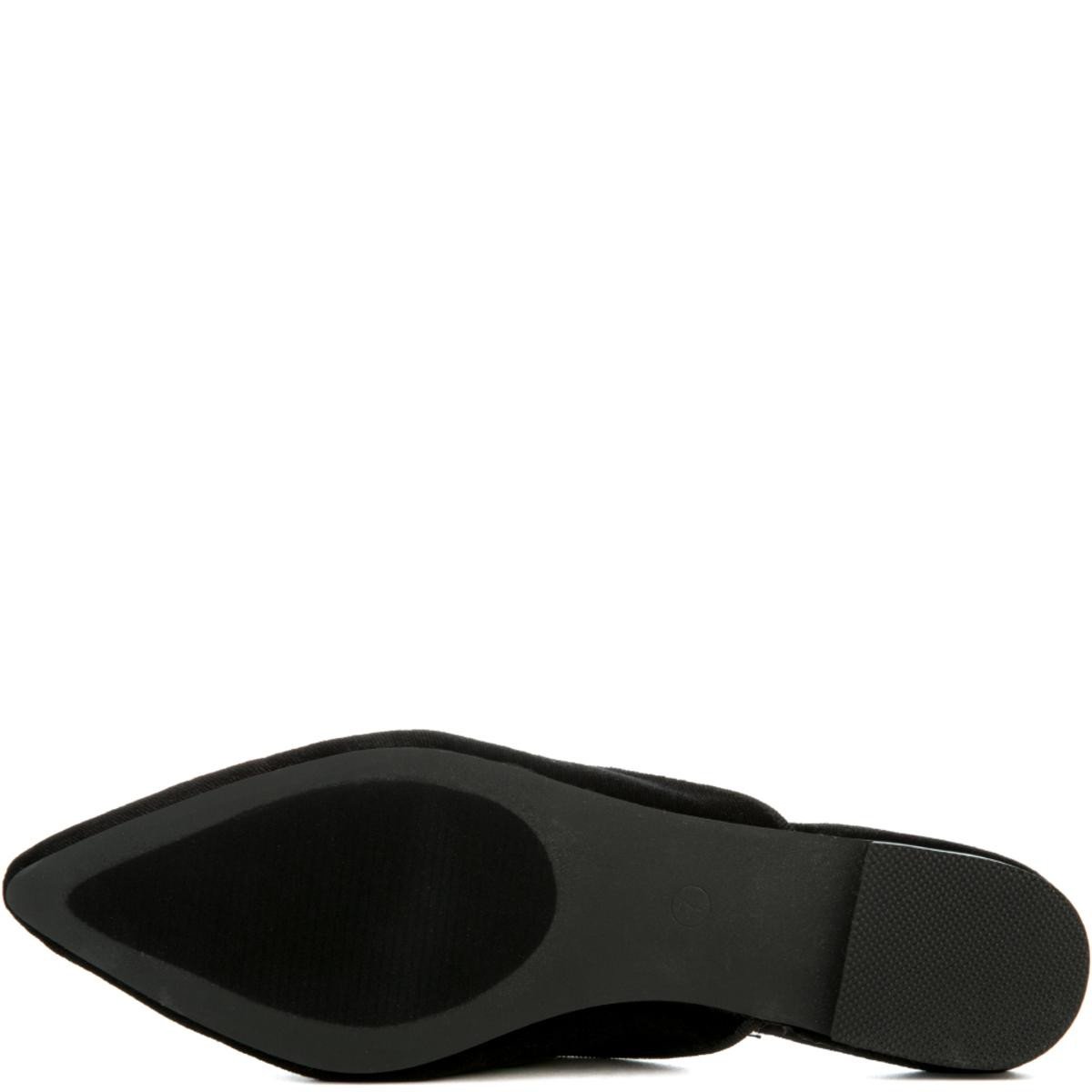 Cape Robbin Cell-17 Black Mules Black