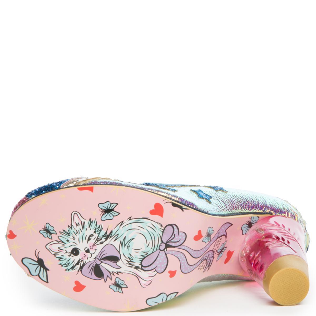 Irregular Choice Lady Mist Gold Heels Gold