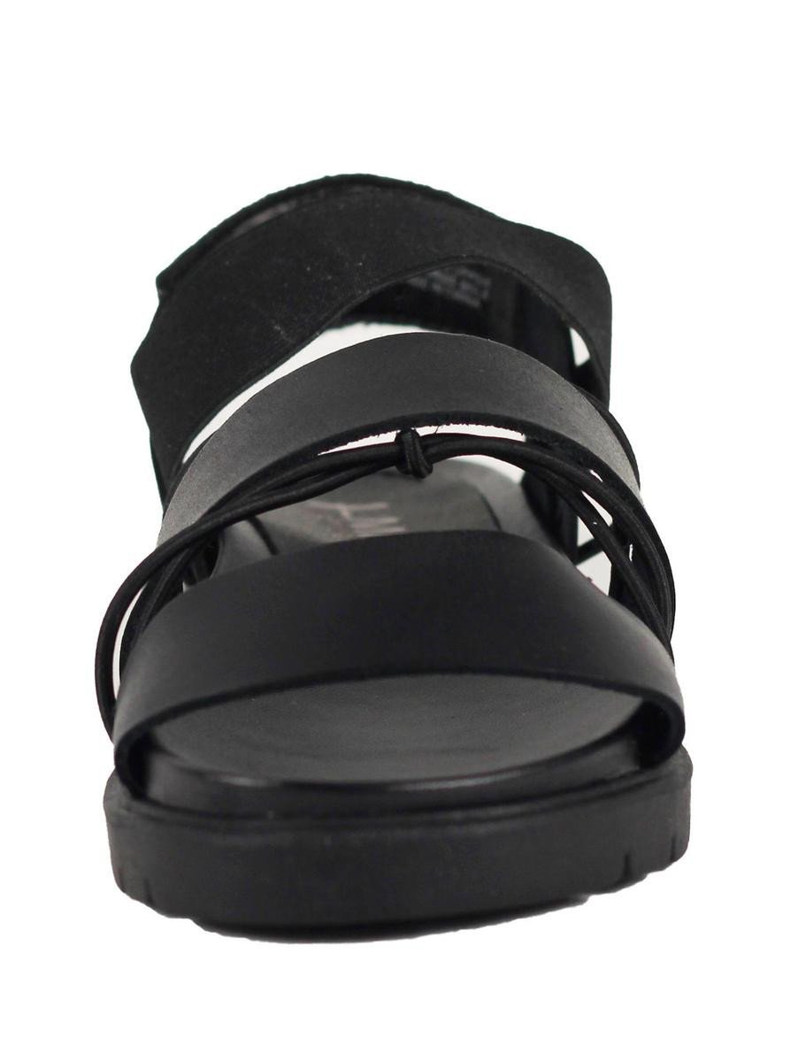 MIA Heritage Sea Black Leather Sandal BLACK