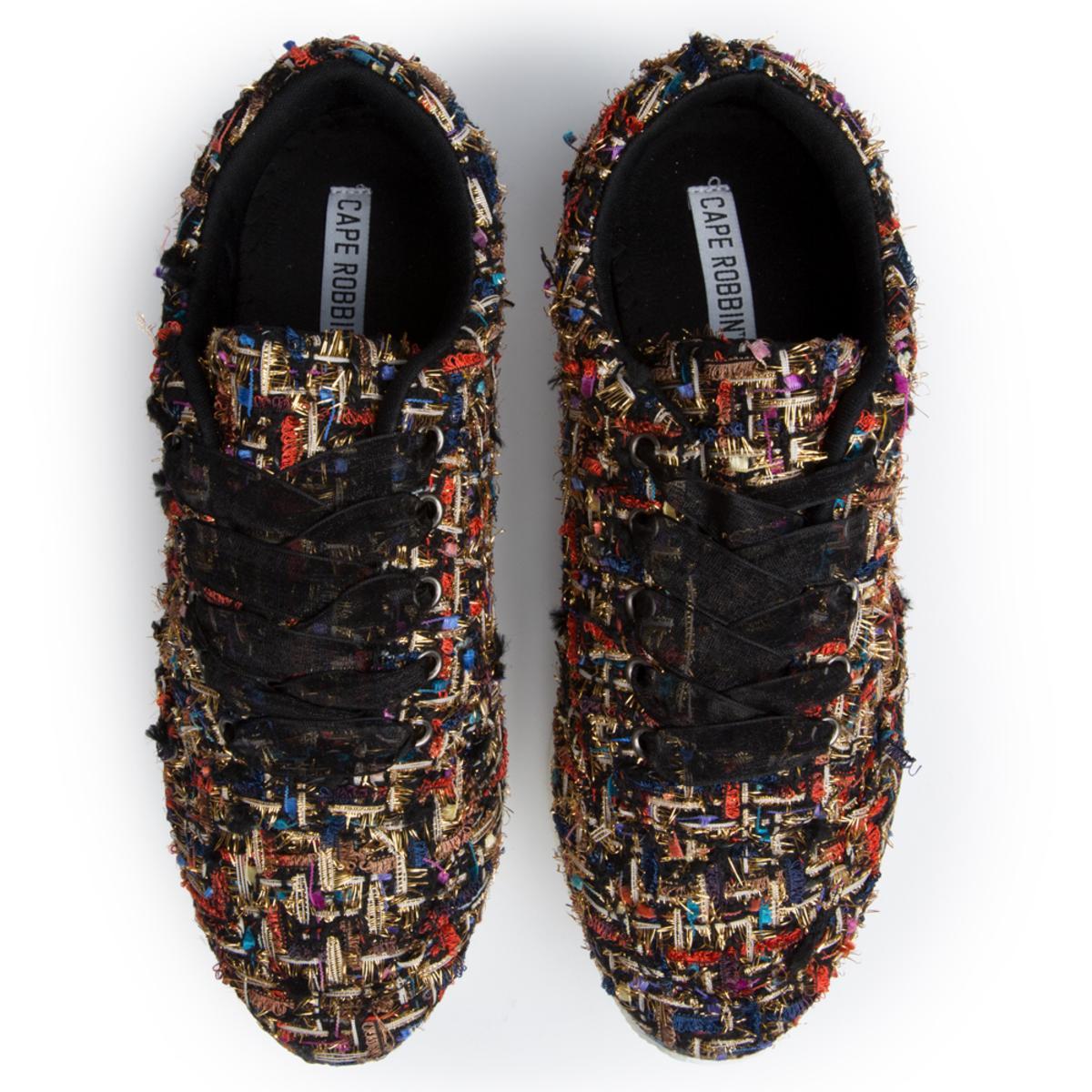 Cape Robbin Fellini-1 Black Sneaker Black