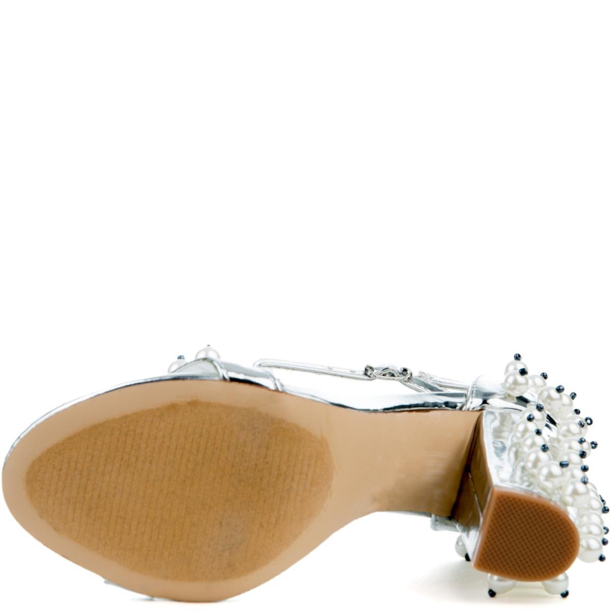 Cape Robbin Skylar-1 High Heel Silver