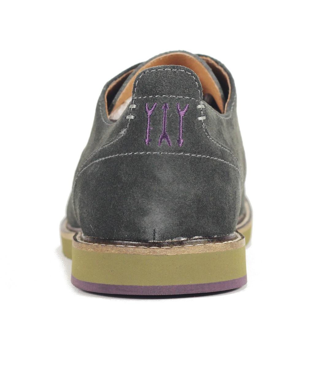 JD Fisk Jenson Grey Oxford Shoe Oxford Grey