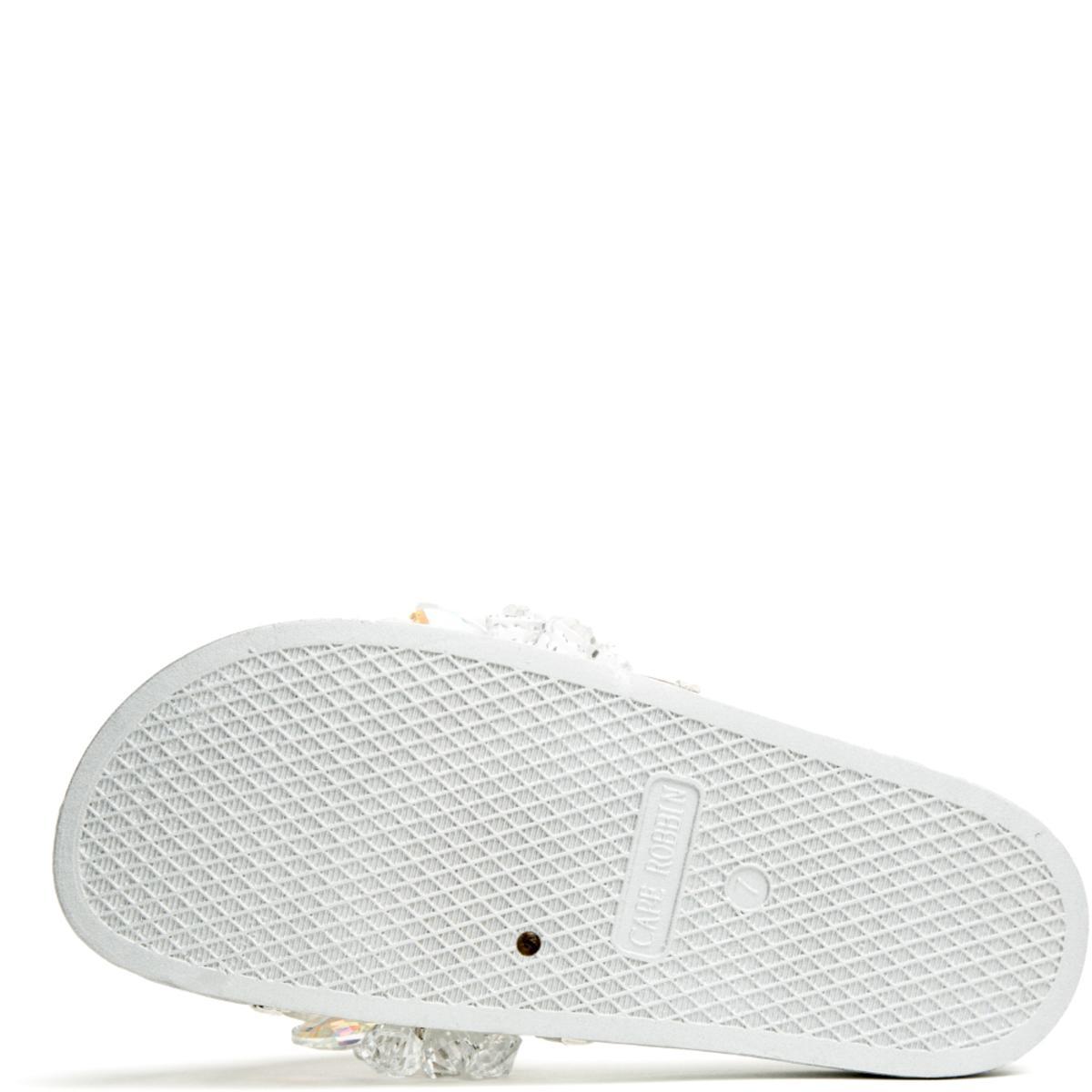 Cape Robbin Moira-63 Silver Slides Silver