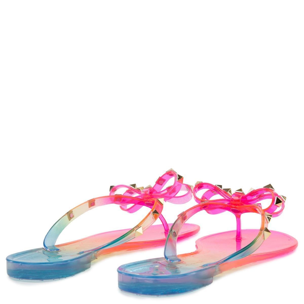 Jelli-40 Stud Bow Tie Sandals