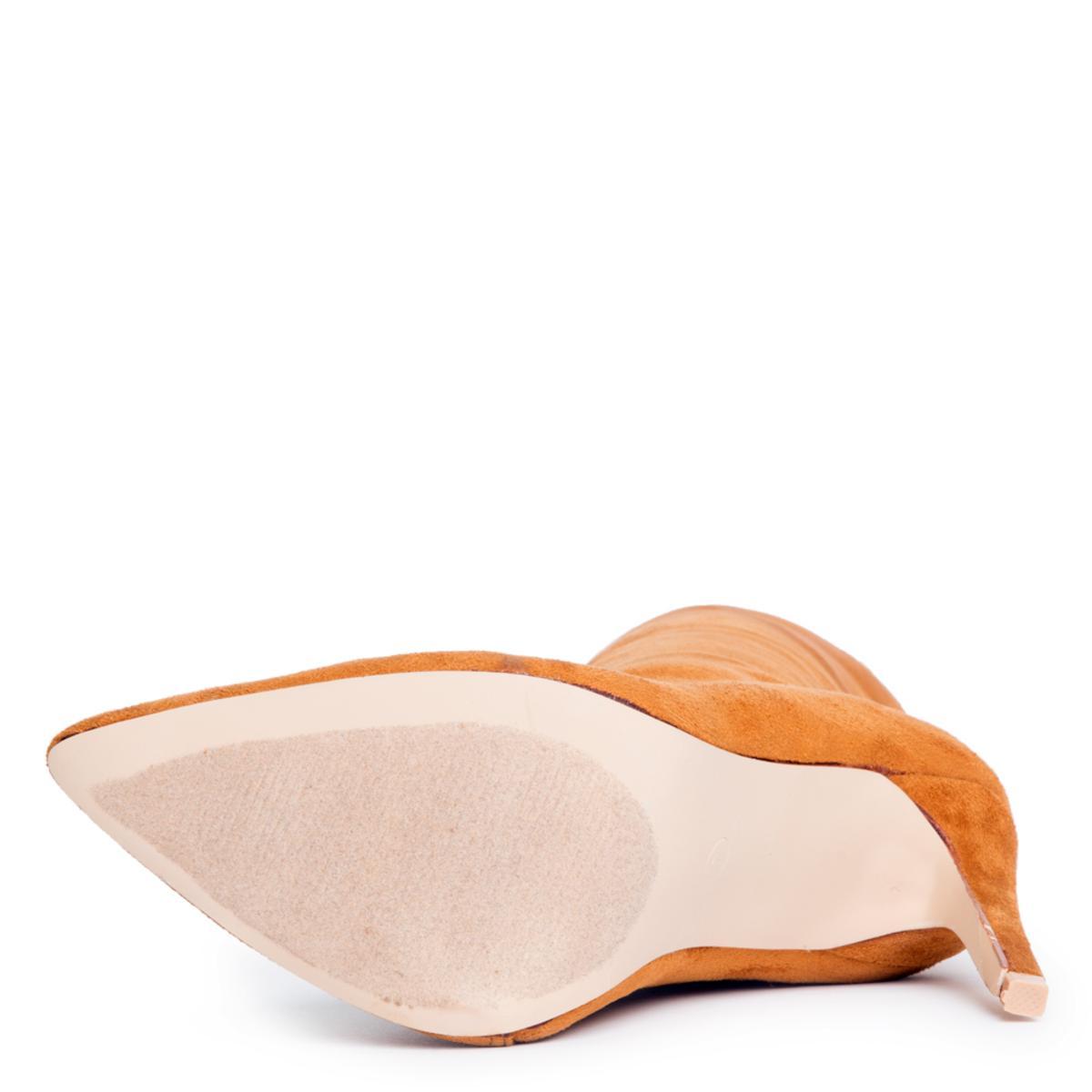 Cape Robbin Gigi-11 Camel Heeled Bootie Camel