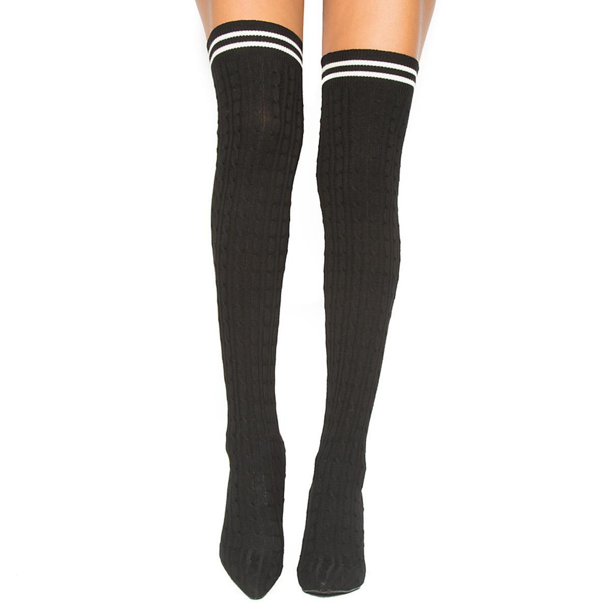 Xaya-10 Thigh-High High Heel Boot