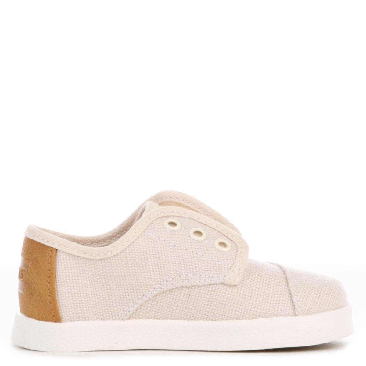 Toms for Toddlers: Natural Burlap Paseo Sneaker