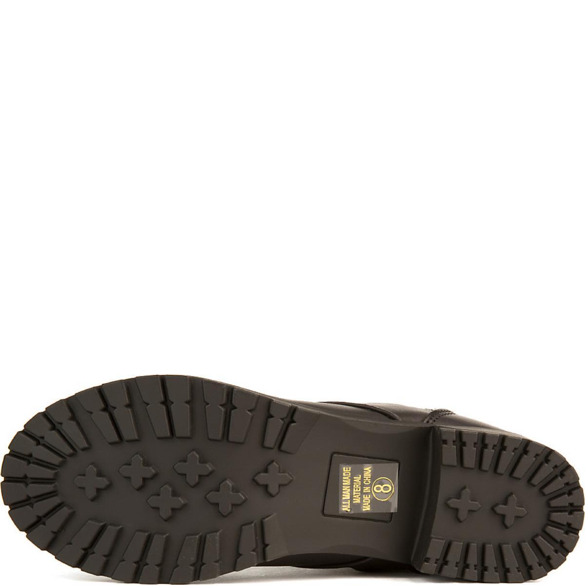 Footer-S Lace-Up Combat Boot Black