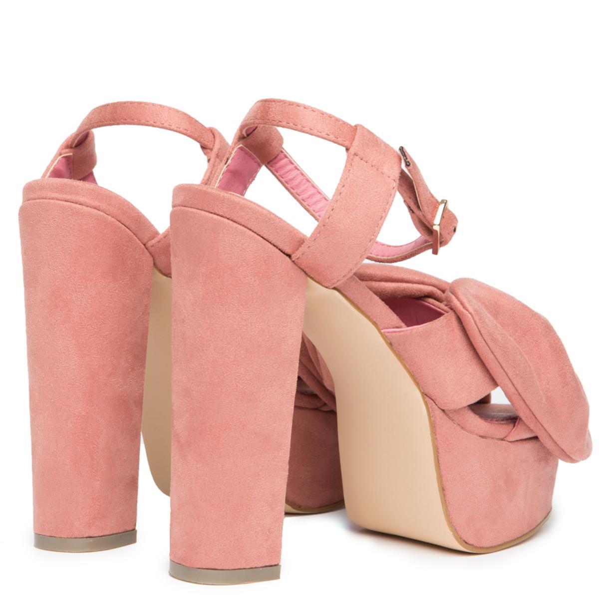 Privileged by J.C. Dossier Josie Pink Platform Heels Pink