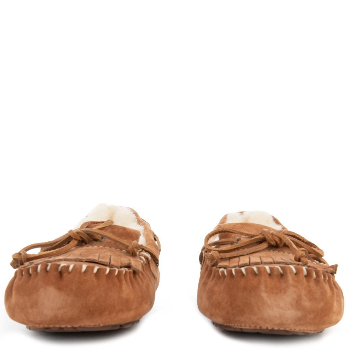UGG Australia Meena Chestnut Suede Slippers Chestnut