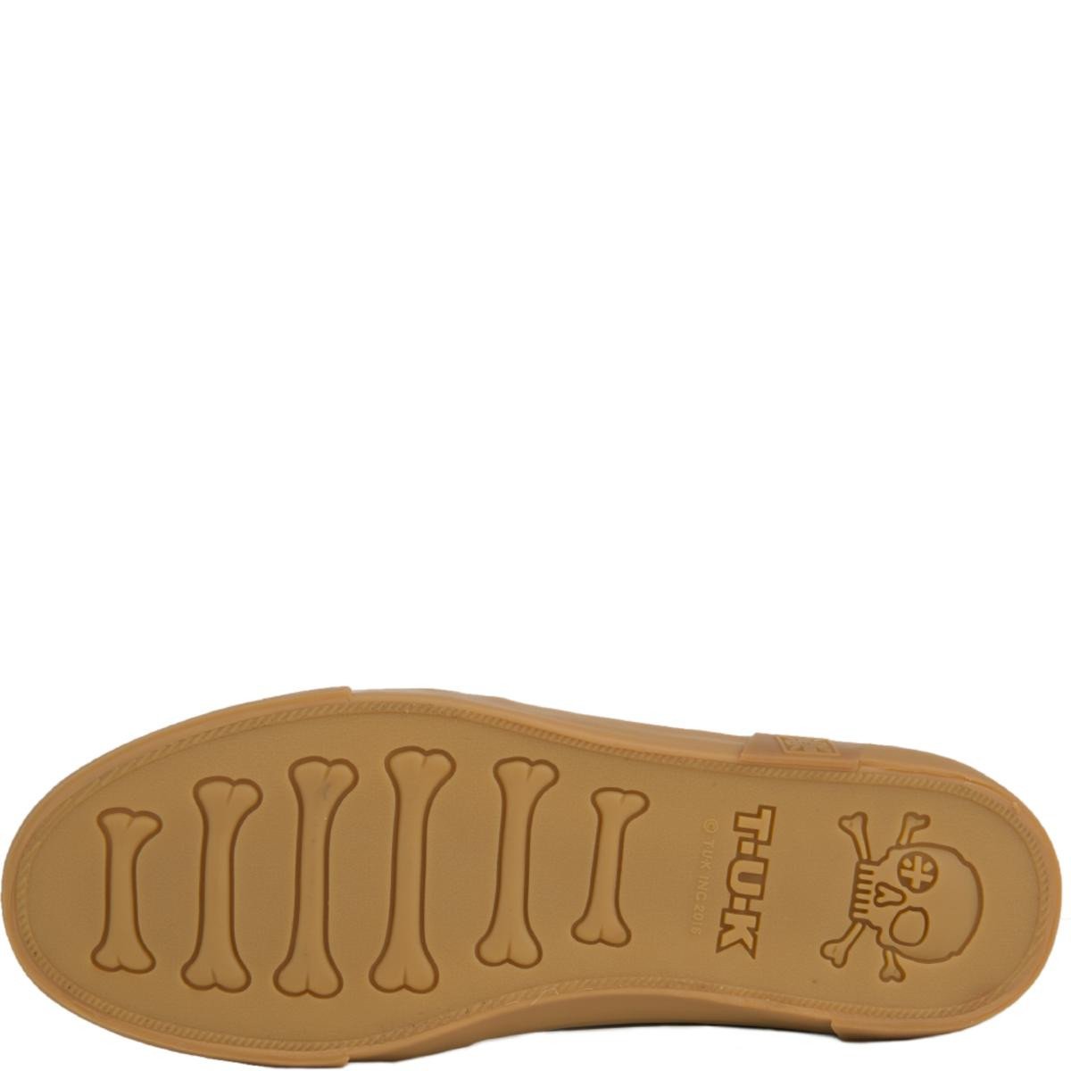 T.U.K for Men: Black Leather No-Ring VLK Sneakers