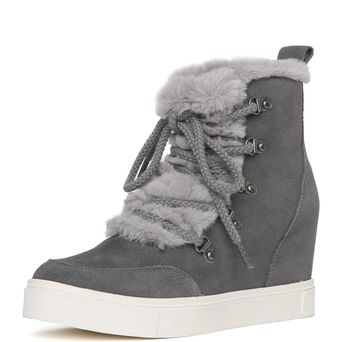 Steve Madden for Women: Lift Grey Wedge Boots