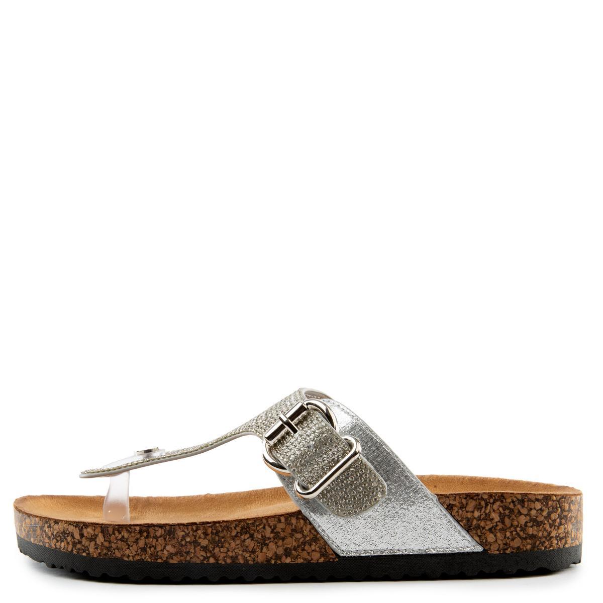 Berk-04 Rhinestone Sandals