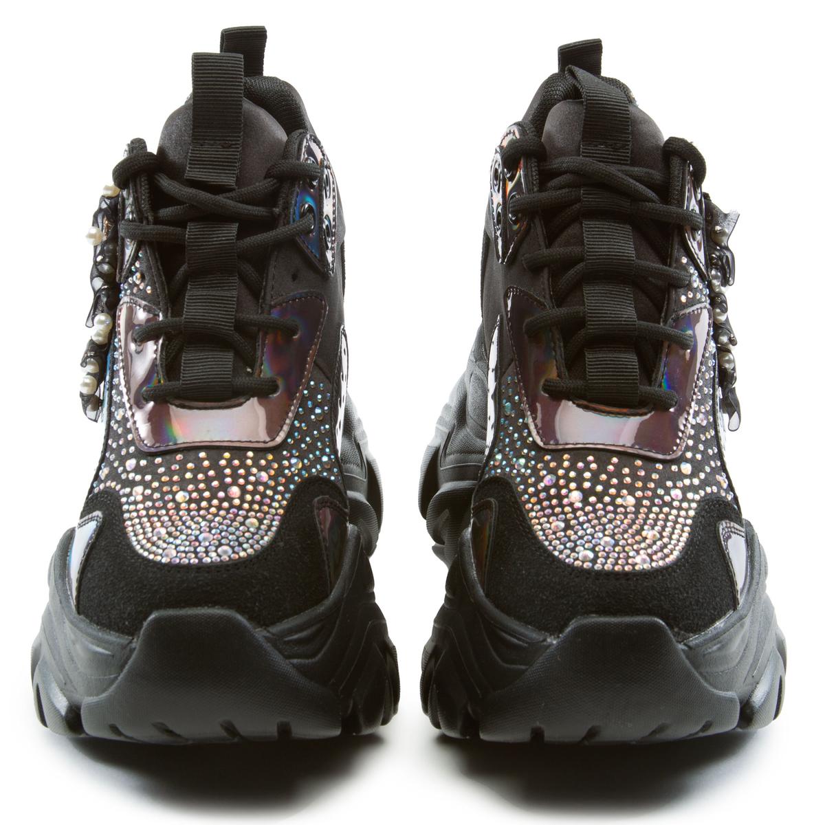 Watermelon-02 Rhinestone Platform Sneakers