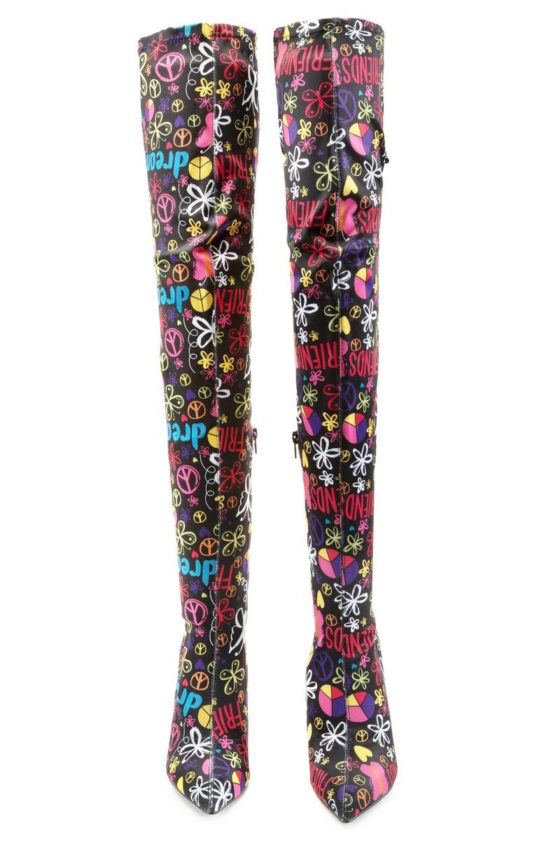 Gisele-7B Thigh High Heel Boot