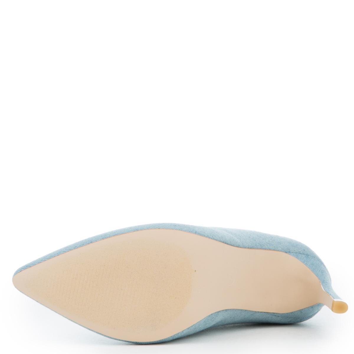 Cape Robbin Mini-101 Denim Bootie Denim Blue