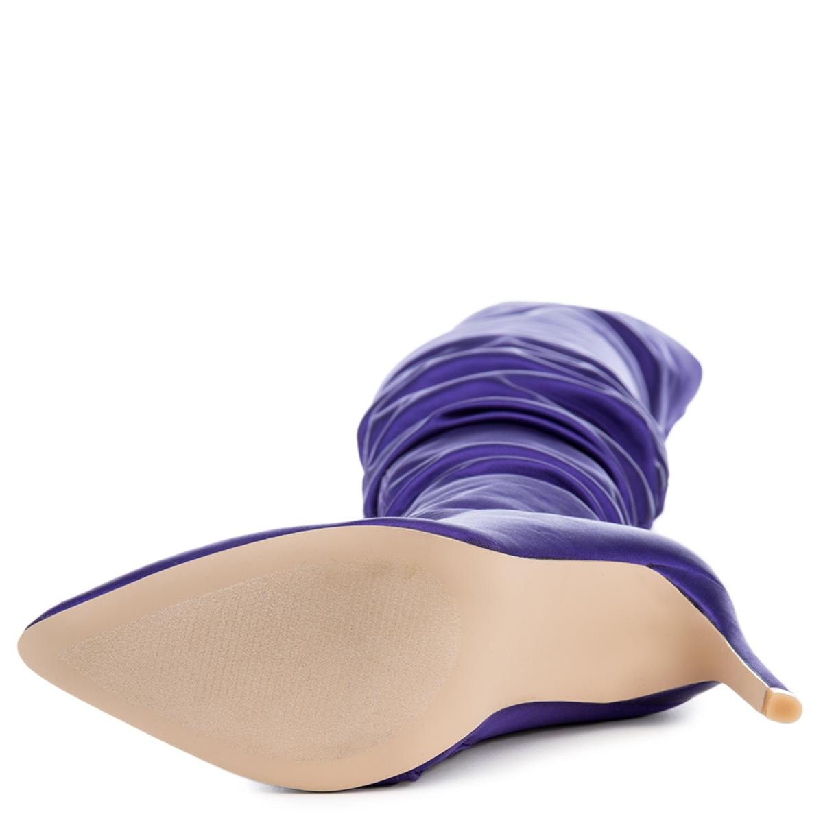 Cape Robbin Kitana-6 Purple High Heel Boot Purple