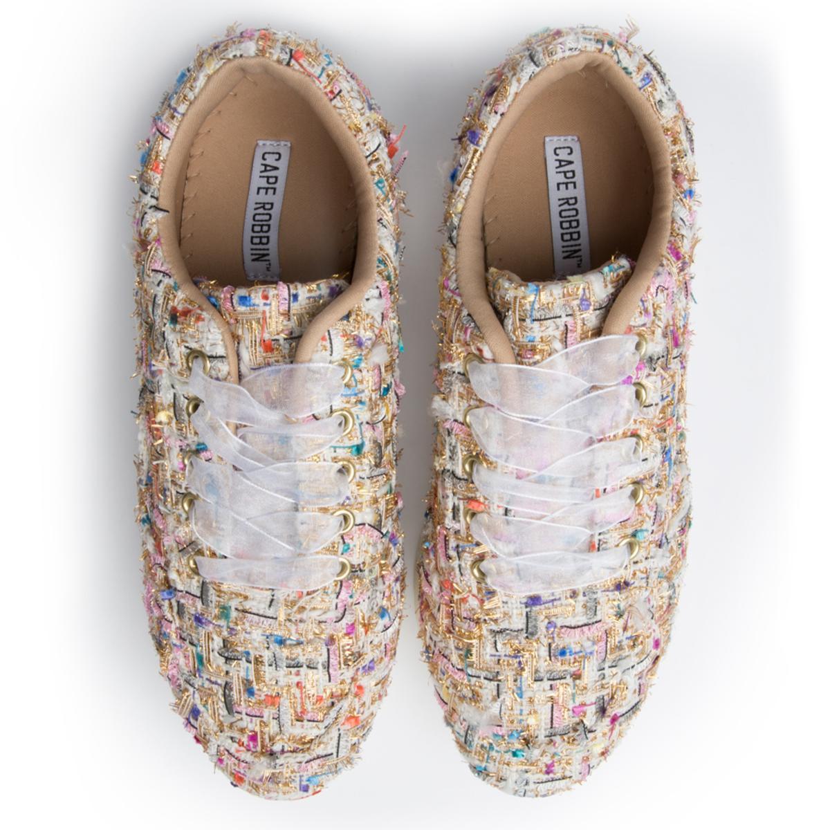 Cape Robbin Fellini-1 Nude Sneaker Nude