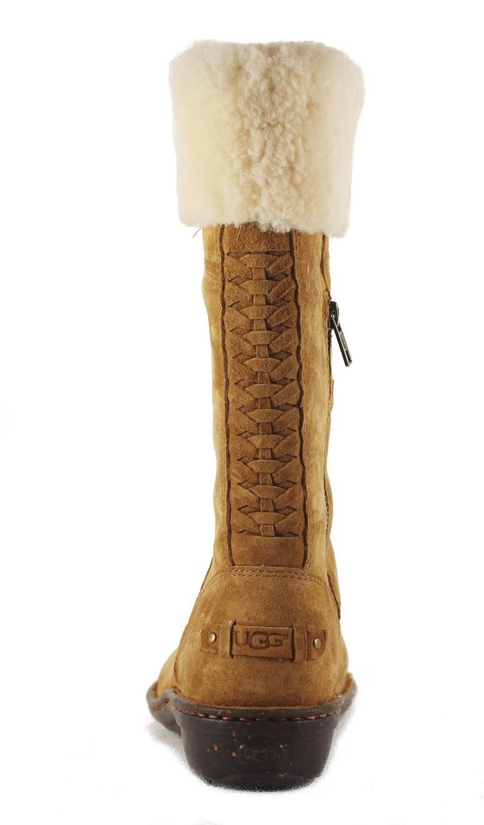 UGG Australia Karyn Chestnut Cuff Sheepskin Boot Chestnut