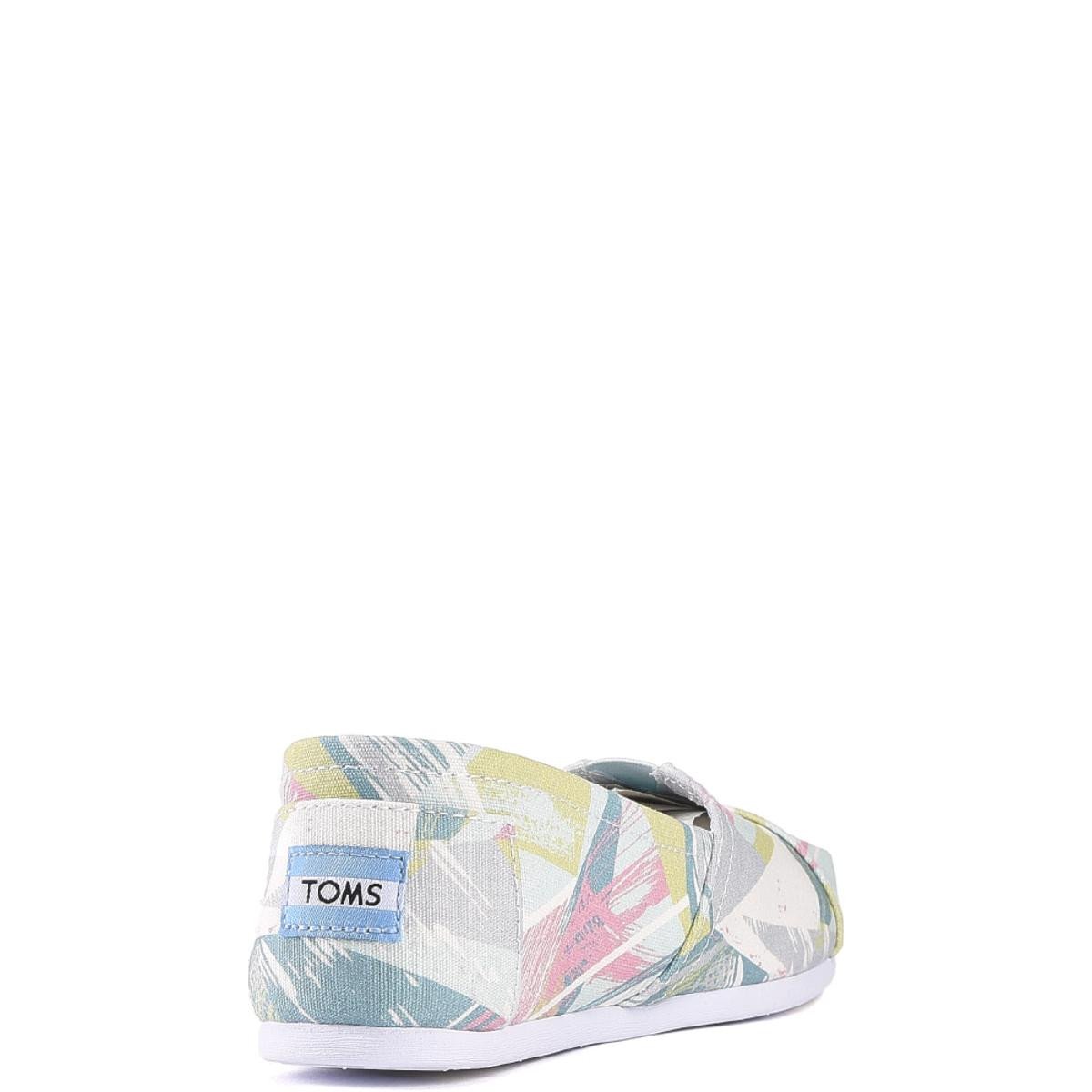 Toms Classic Pastel Multi Canvas Triangles Flats Multi