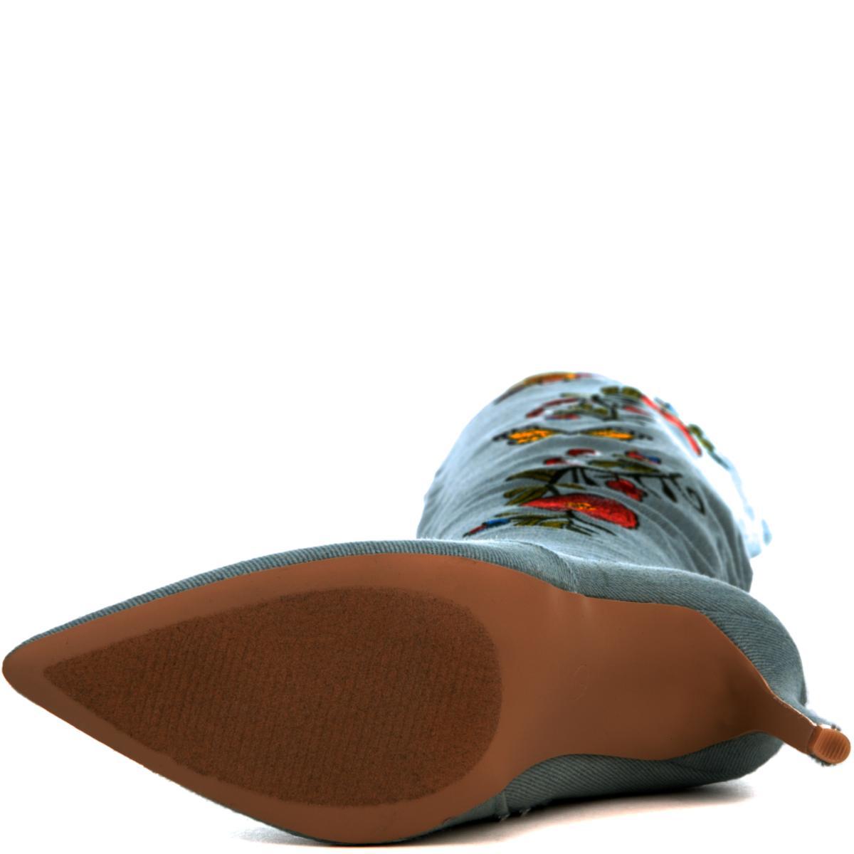 Cape Robbin Mini-110 Light Blue Heeled Boots Blue