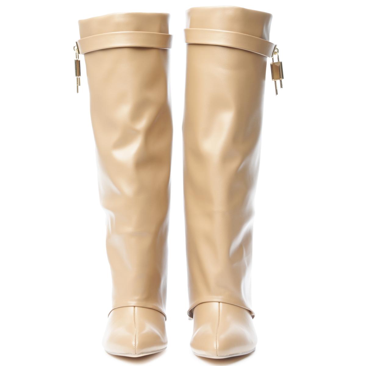 Mutto-1 Drape Knee High Boot
