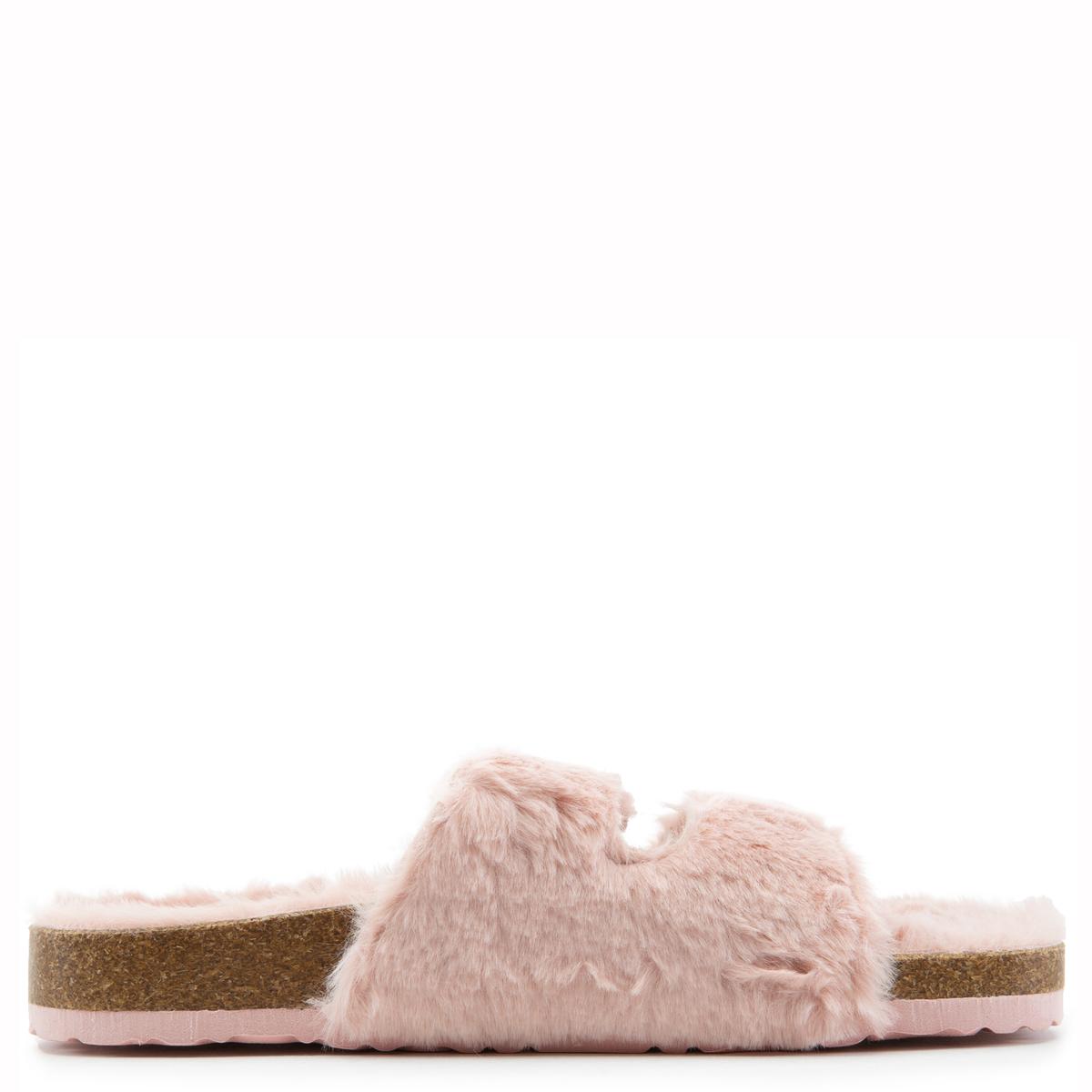 Defeat-63 Double Band Fur Slides