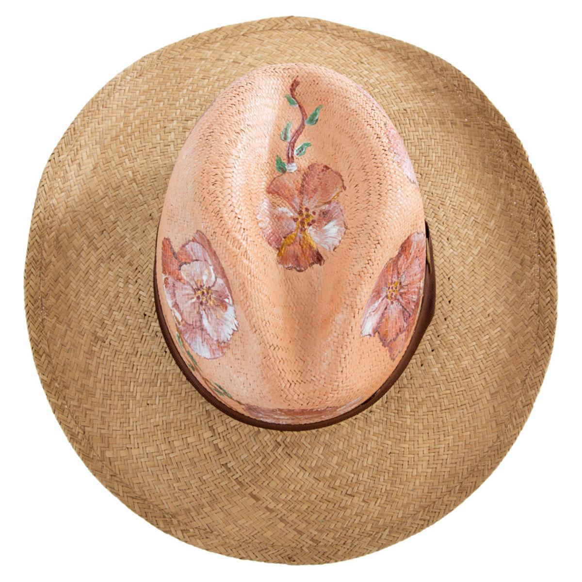 Primavera Rosa Panama Hat Size M